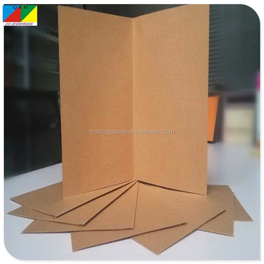 Поздравительная открытка ручной работы из крафт-бумаги