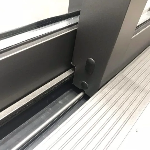 Aluminum sliding door stacking door