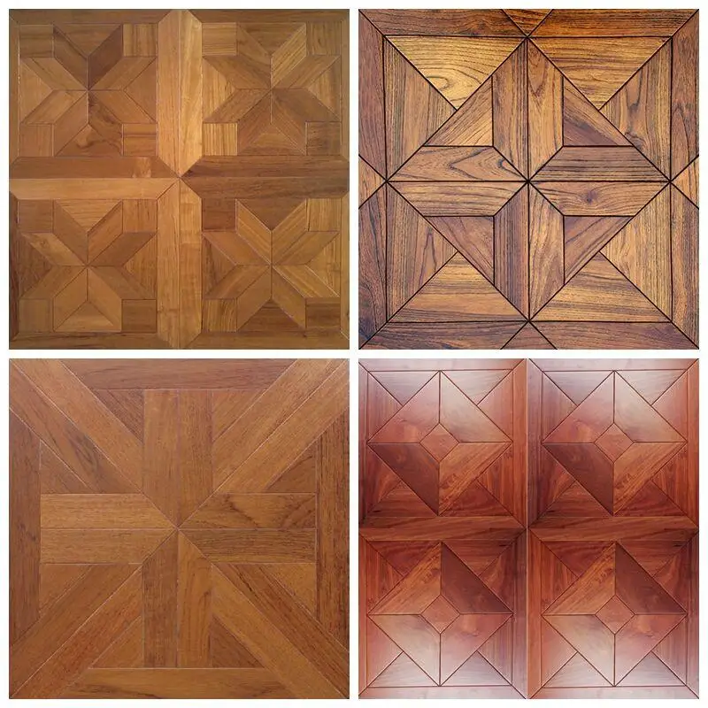 New Design Antique High Grade 500*500mm Parquet Oak Engineered Wood Flooring Customized Available(SYEO-6165)