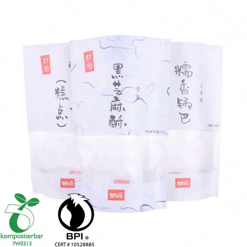 
Plastic Zip Lock Clear Window Pva 100% Biodegradable Bag Factory In China 