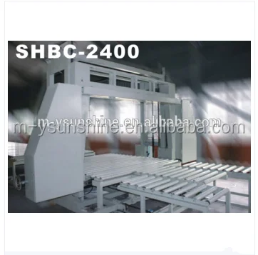 SHBC-1 Horizontal block eva pu foam sponge cutting machine, polyurethane cutting machine