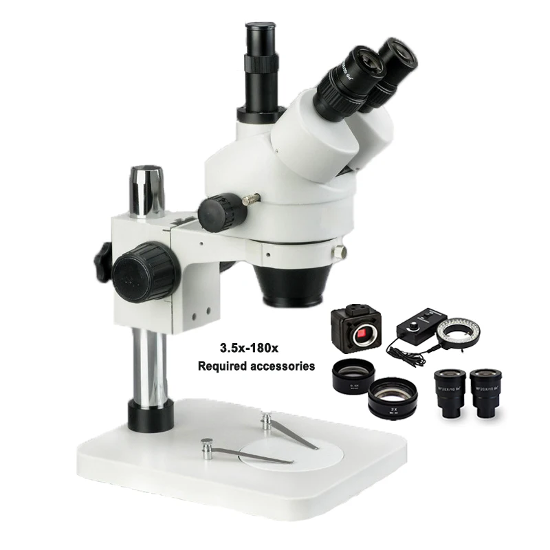 2MP 3.5X-180X Optical Zoom Stereoscopic Microscope for mobile phone repair