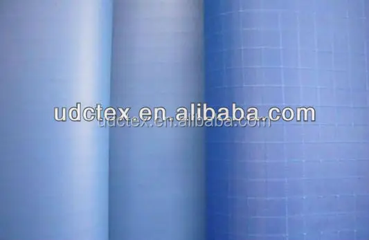 Waterproof silicone coated 40D ripstop nylon tent fabric