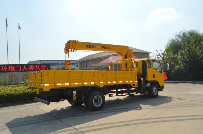 
3.2 ton truck with crane 3200kg mini truck lorry-mounted crane 