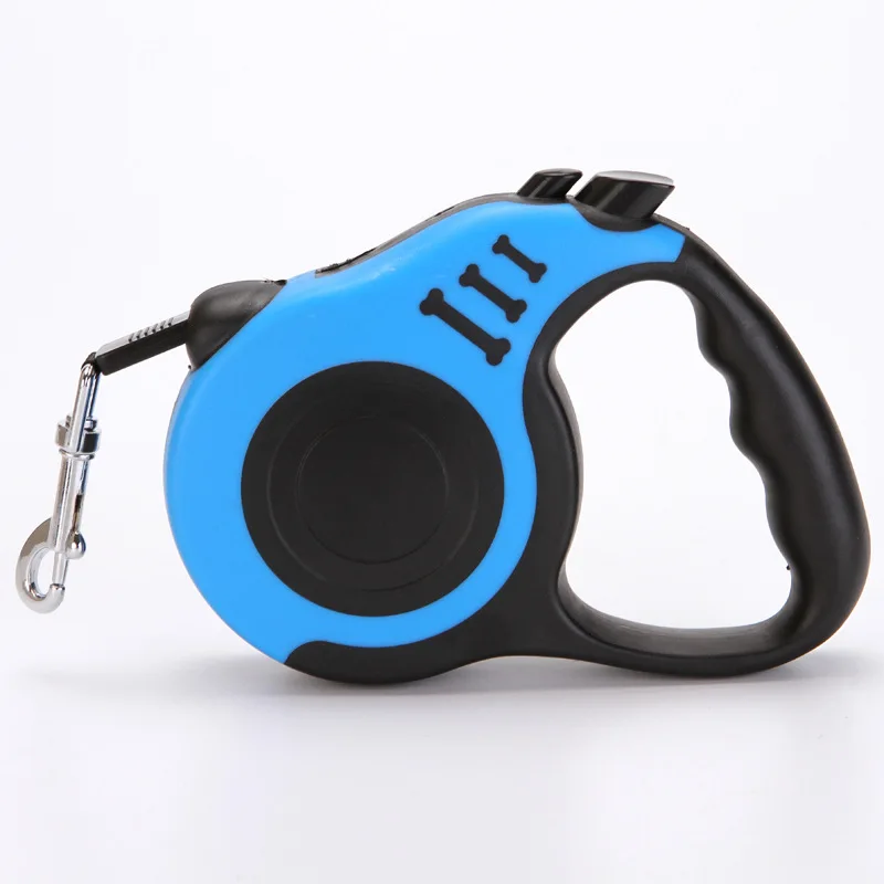 
Retractable automatic dog walking leash with break and lock button 