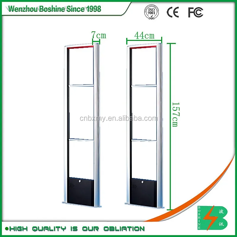 Boshine commericial вход алюминиевый сплав детектор помех двери и ворота безопасности eas 58 кГц доска датчик rf