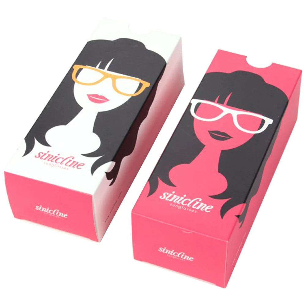 
Custom logo paper cardboard packaging sunglass box 
