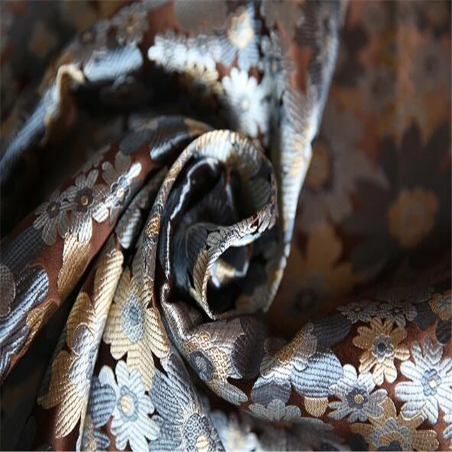 
 Роскошная модная дизайнерская жаккардовая парчовая шелковая вискозная ткань из чистого шелка для платья для лица кимоно  