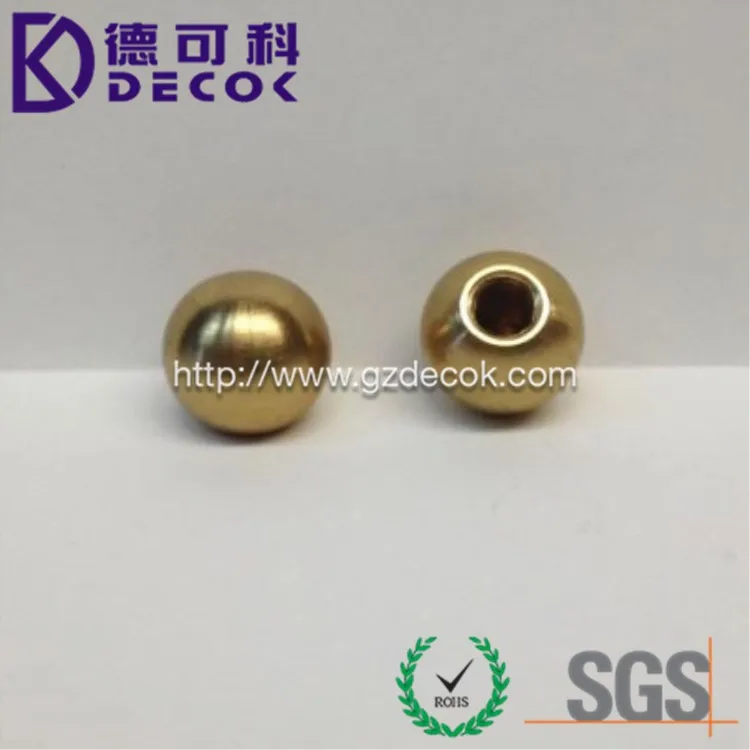 0.5mm to 60mm drilled brass ball factory customized 15mm 18mm 20mm 25mm 30mm 50mm solid brass balls with hole