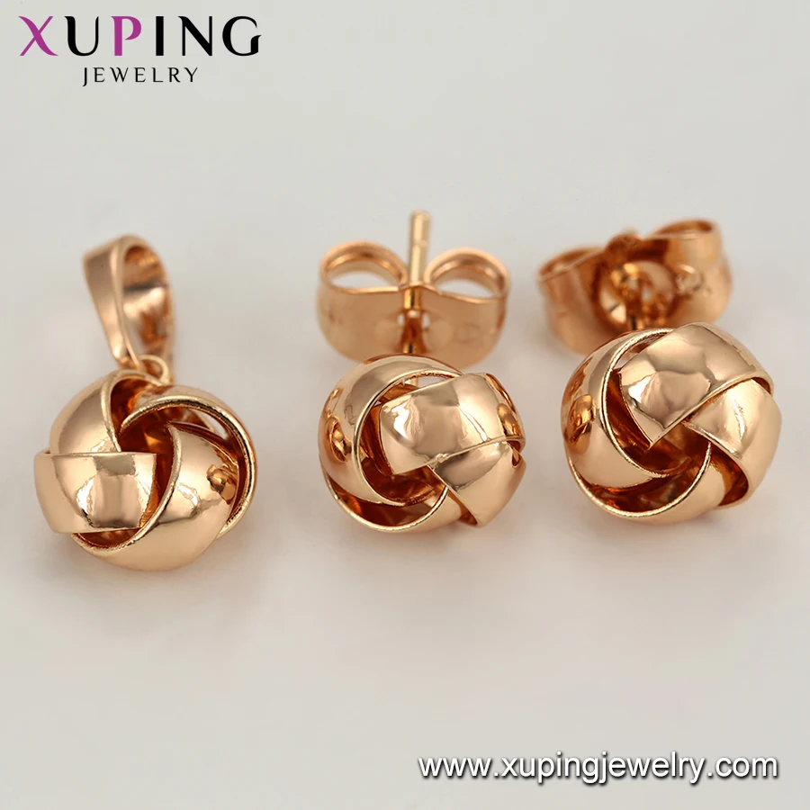 set 1069  set- 026 xuping no stone wholesale jewelry set made in china for women