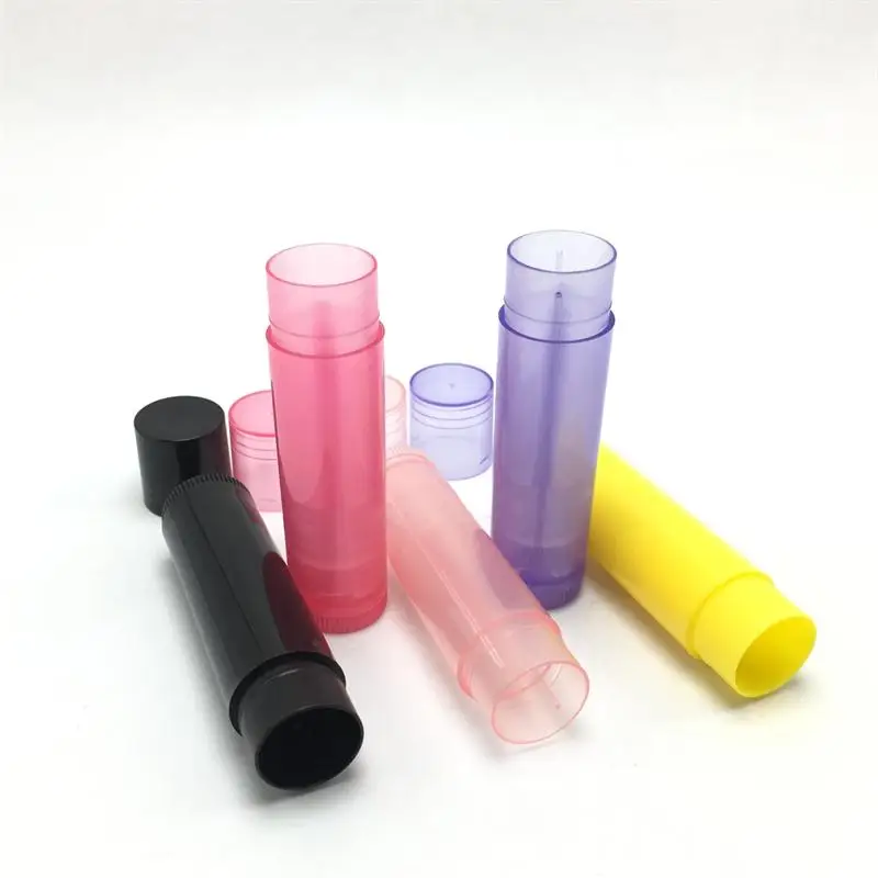 Empty plastic lipstick lip balm tube container wholesale