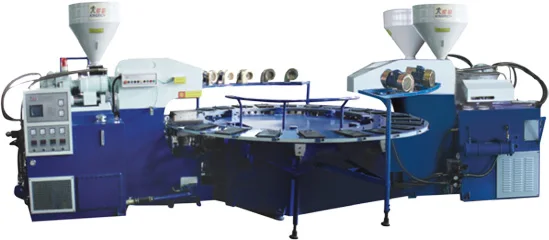 
Трехцветная машина Ruian для литья под давлением тапочек 