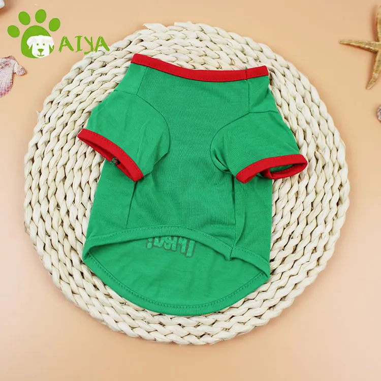 Free Sample Multi Sizes Molds Dog Clothing Pet Clothes T-shirts Cartoon Customized Winter Clothes Sustainable Letter for Print