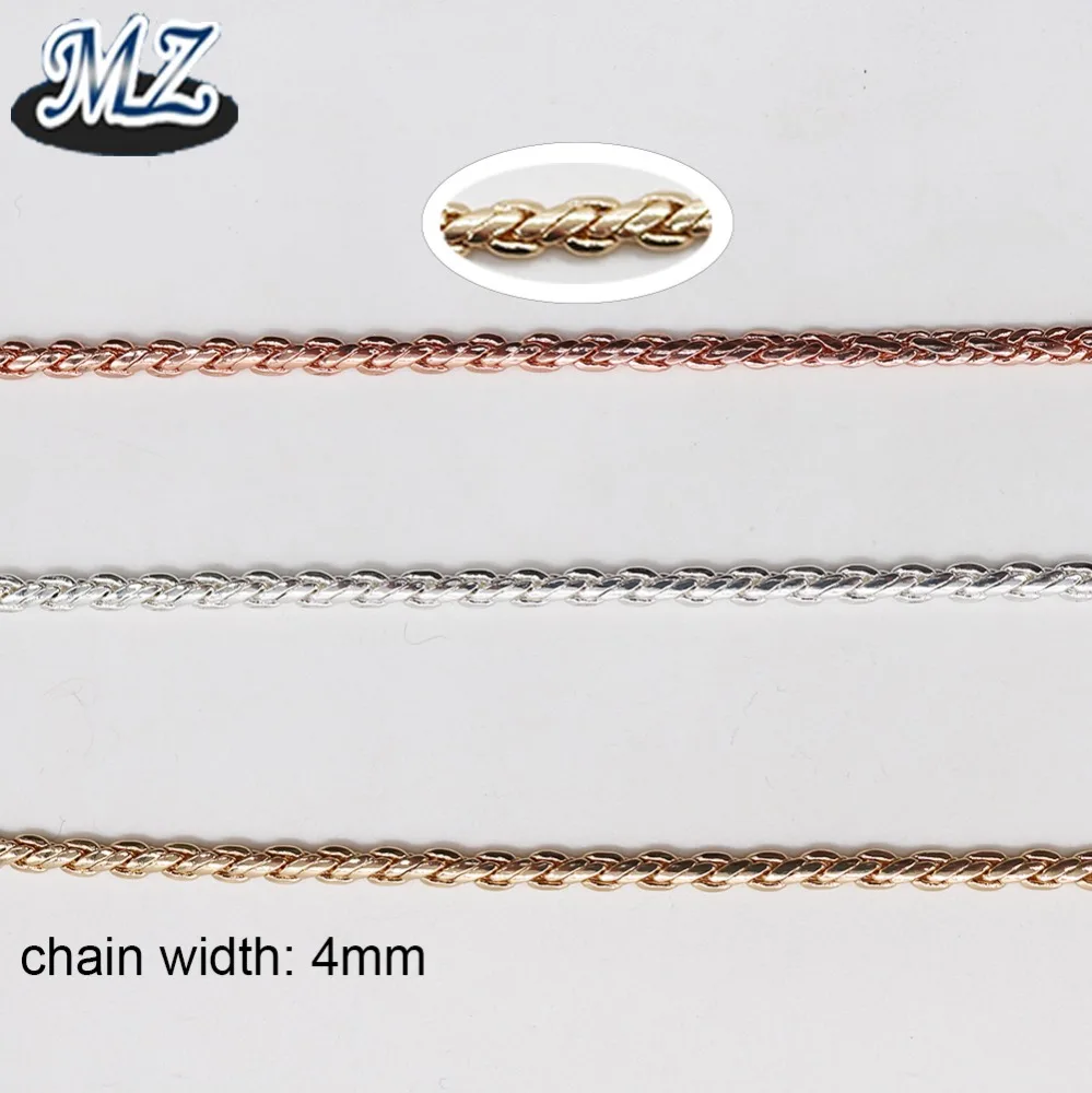 Raw copper brass mesh chains for body jewelry making