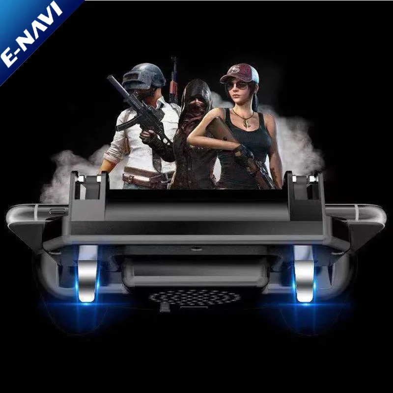 
Smart Phone Mobile Gaming Controller Handle Grip for pu bg fire button pu bg fortnite game 
