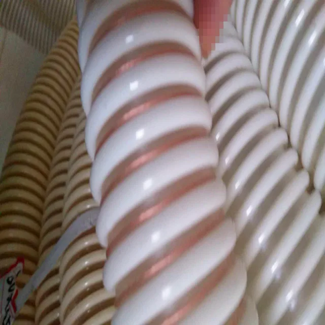 Pu пластиковый спиральный всасывающий шланг для промышленности всасывания вентиляции