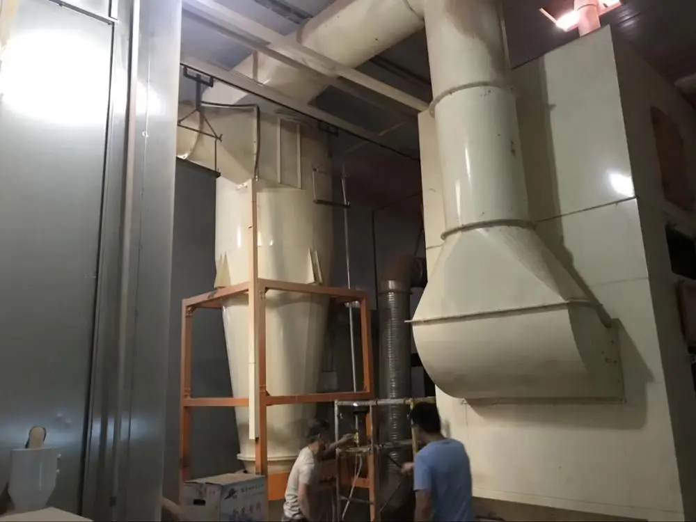 Shipping to Israel Automatic Powder Coating Line Used Powder Sprayer Spray Paint Machine