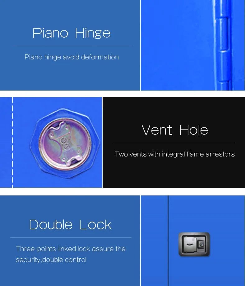 
45 gallons corrosive chemicals liquids storage safety cabinet 