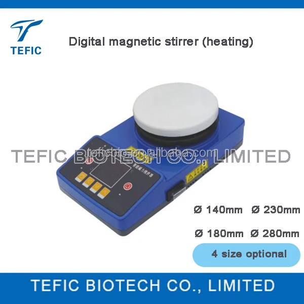 magnetic stirrer and hotplate for laboratory use, hot plate with magnetic stirrer function
