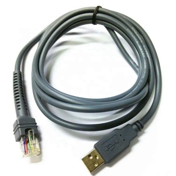  USB-кабель для Honeywell YJ3300 ручной лазерный сканер считывания штрих-кодов типа А на RJ45 6 футов 2