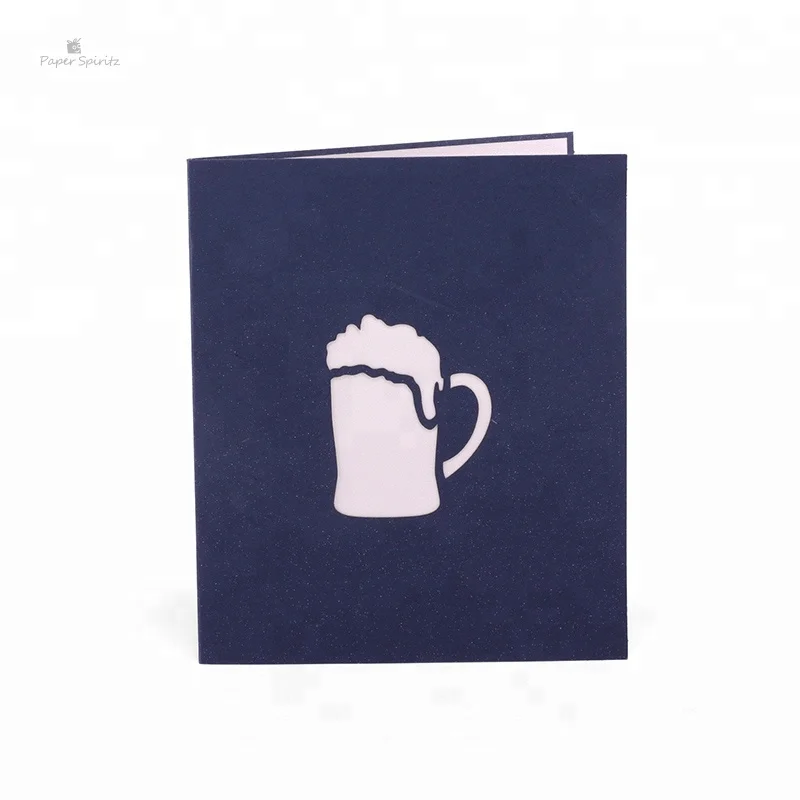 Поздравительная открытка на день отца открытка с пивом праздничная подарочная открытка