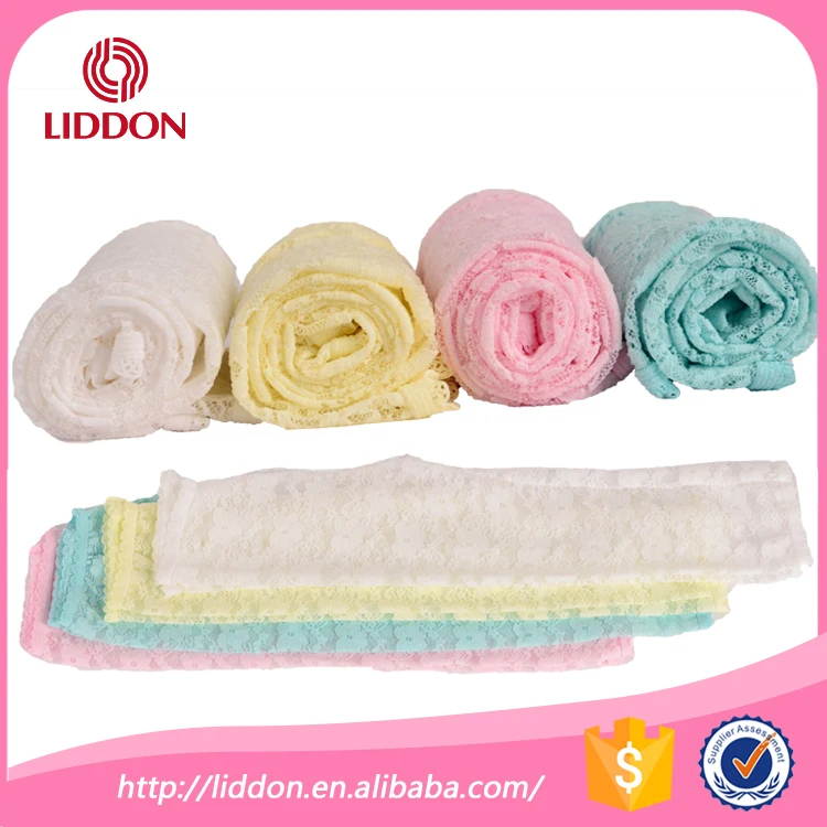 Hot sale knit candy color baby girls nylon lace tights