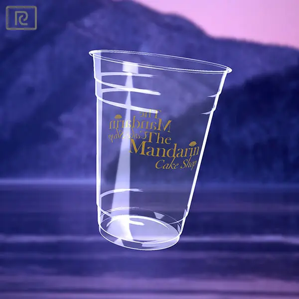 
T-PP2-P 10oz 12oz 14oz 15oz 16oz 17oz 20oz 24oz PET cup killer custom printed disposable transparent plastic PP cups 