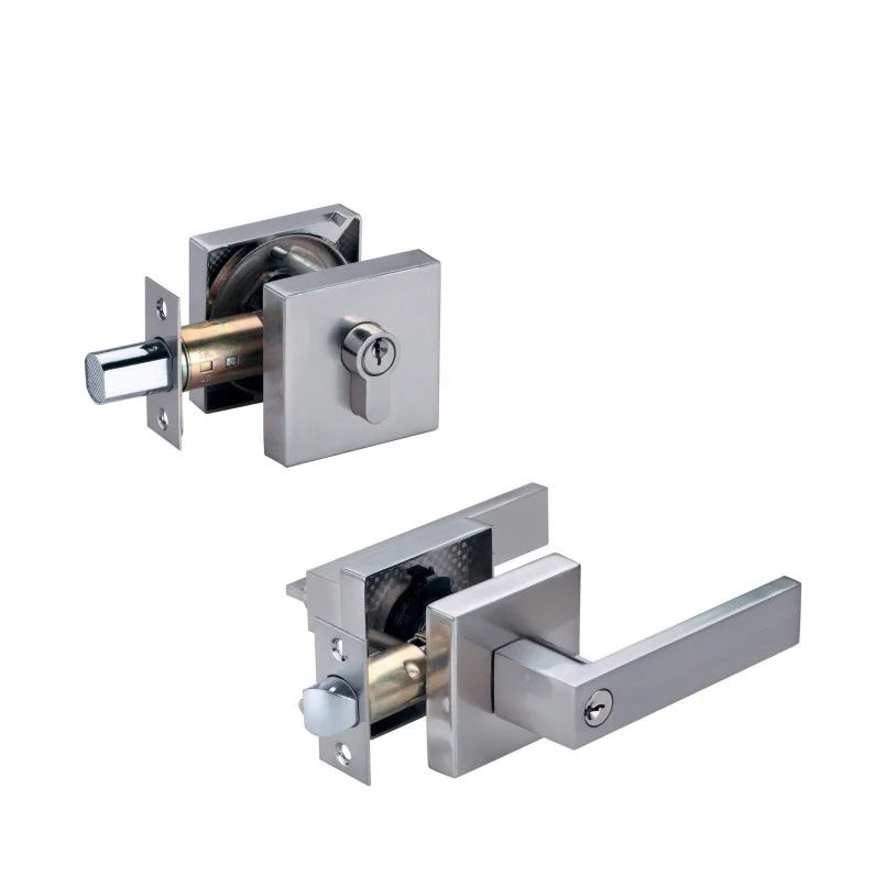 2023 Entrance Privacy Passage Dummy Lever Entry Door Tubular Lever Handle Latch Bedroom Internal Lock