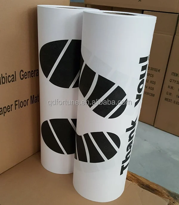 
Disposable kraft white paper car floor mat 