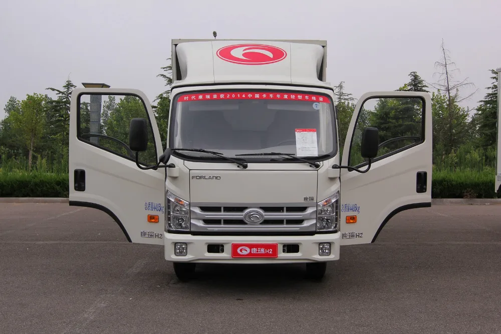 China Cube Truck Diesel Type Cargo Delivery Box Truck for sale