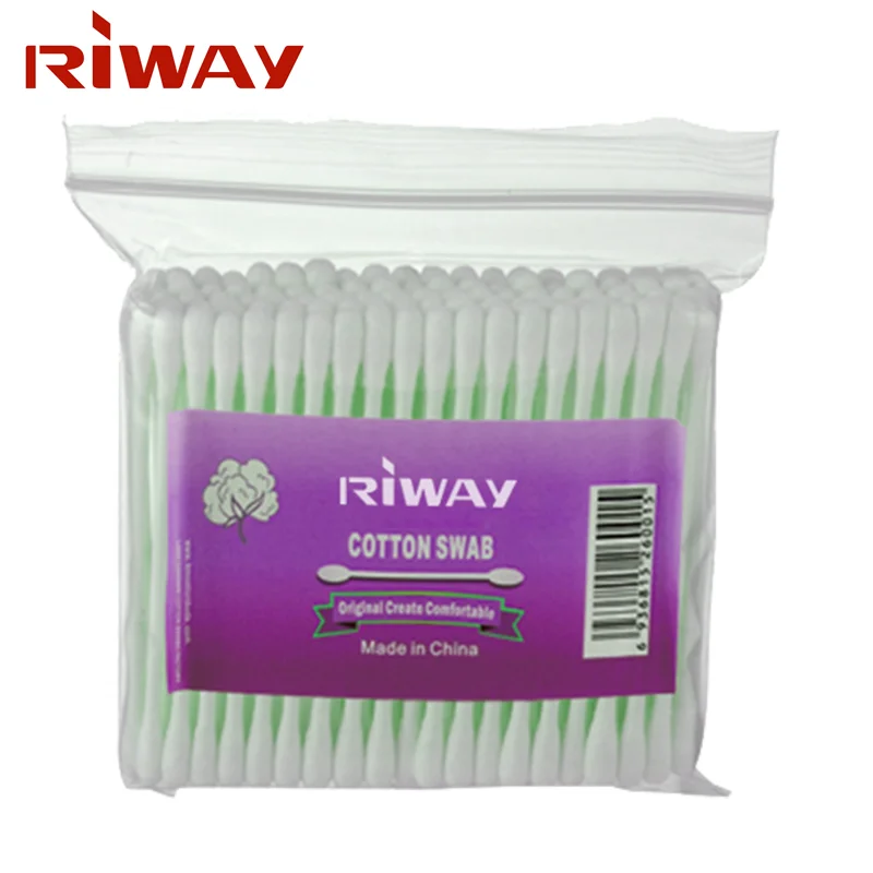 Wholesale Disposable Eco-Friendly Natural Cotton Swab Paper Stick Cotton Ear Buds
