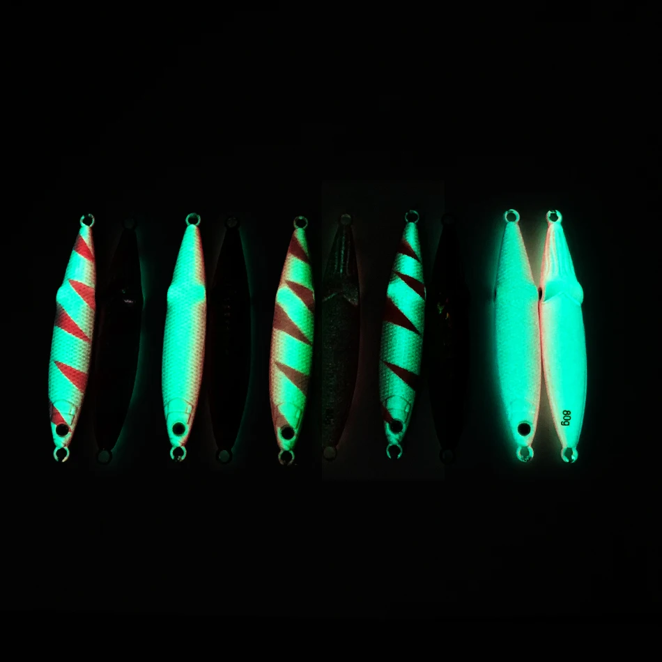 UCATCHOK 40g 60g 80g 100g Squid Bait Metal Jig Lure Artificial Hard Bait Casting Lures Jig