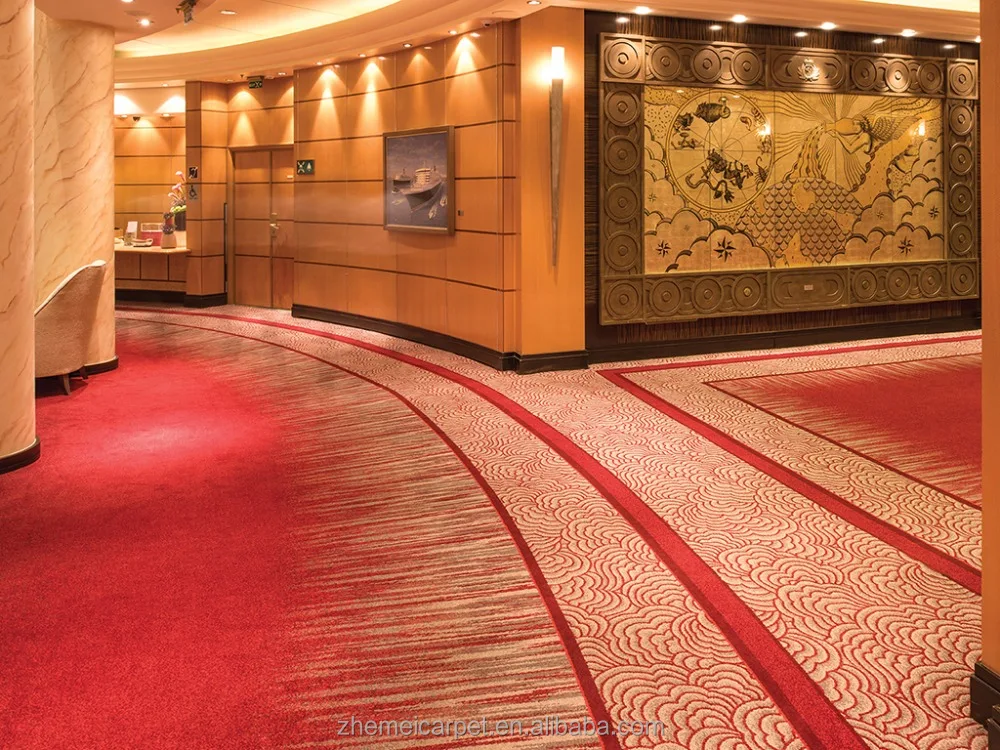 RTS IMO And CE Certificated Luxury Modern Style Fire Resistant Marine Cruise Carpet