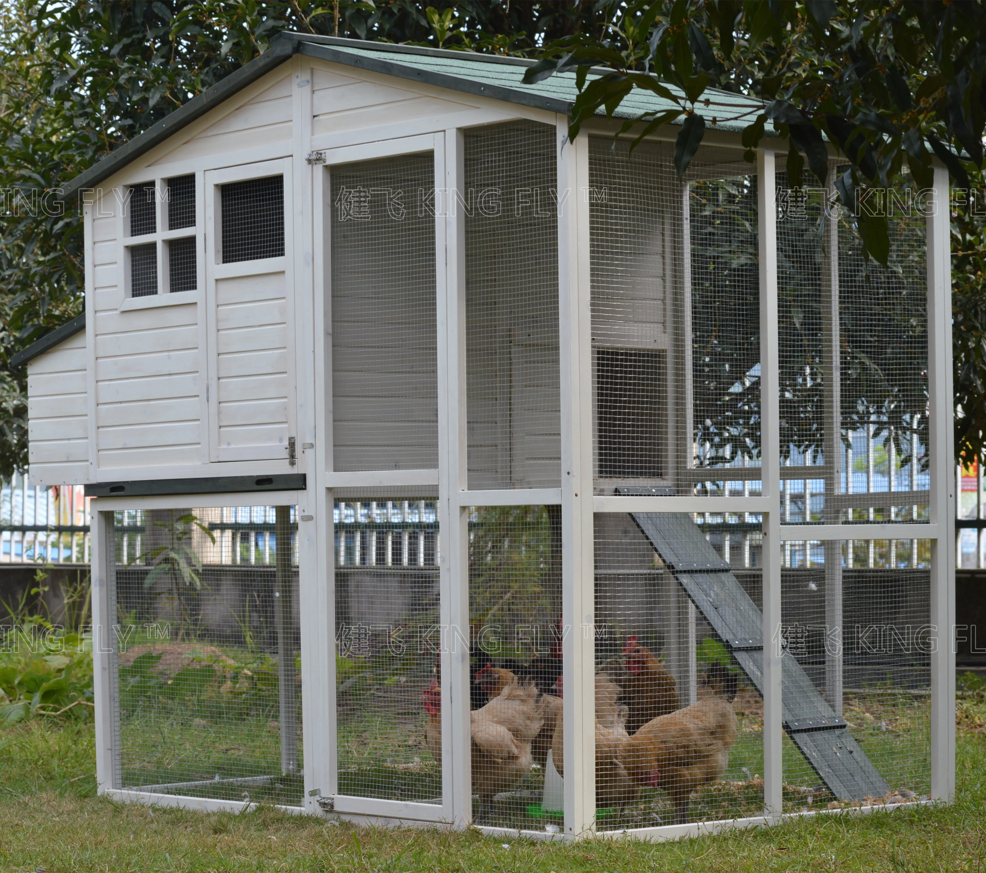 Large Size Nesting Box White Industrial Chicken Coop