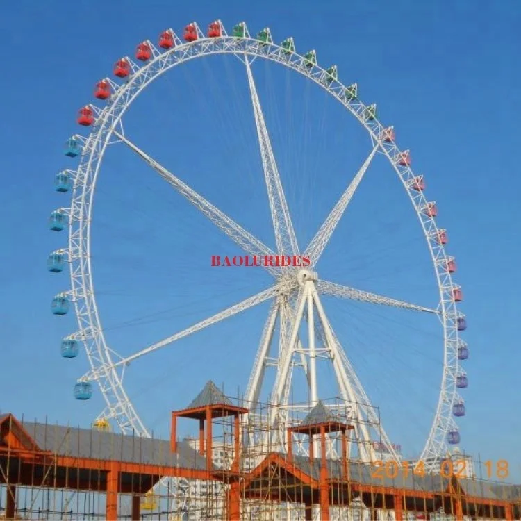 66m cheap kiddle luna park small hot sale big outdoor ferris wheel for sale