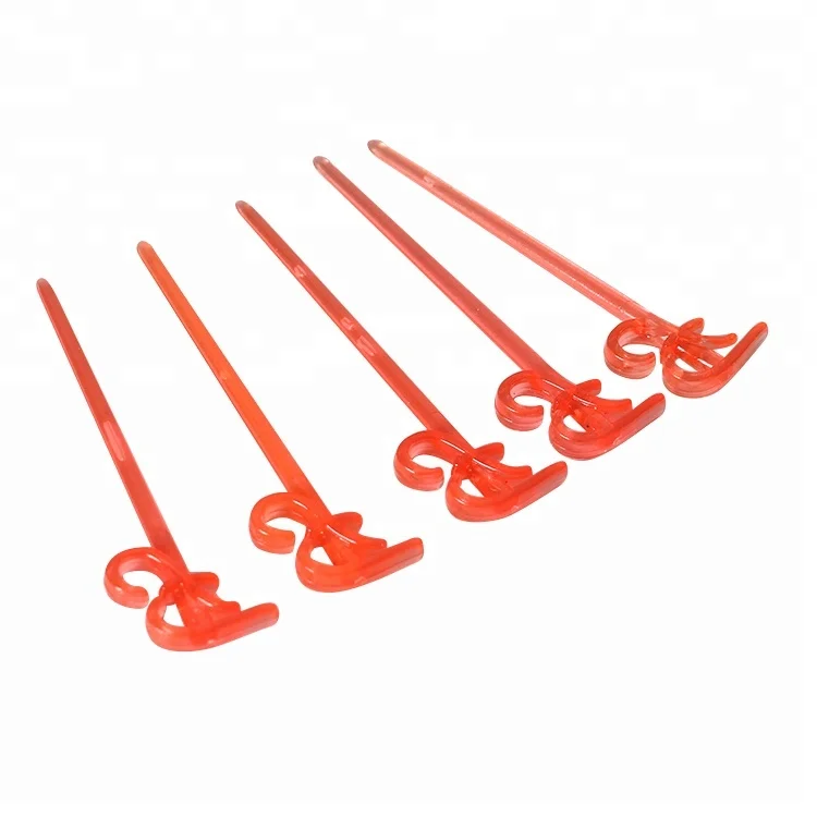 plastic party christmas design mini cake picks