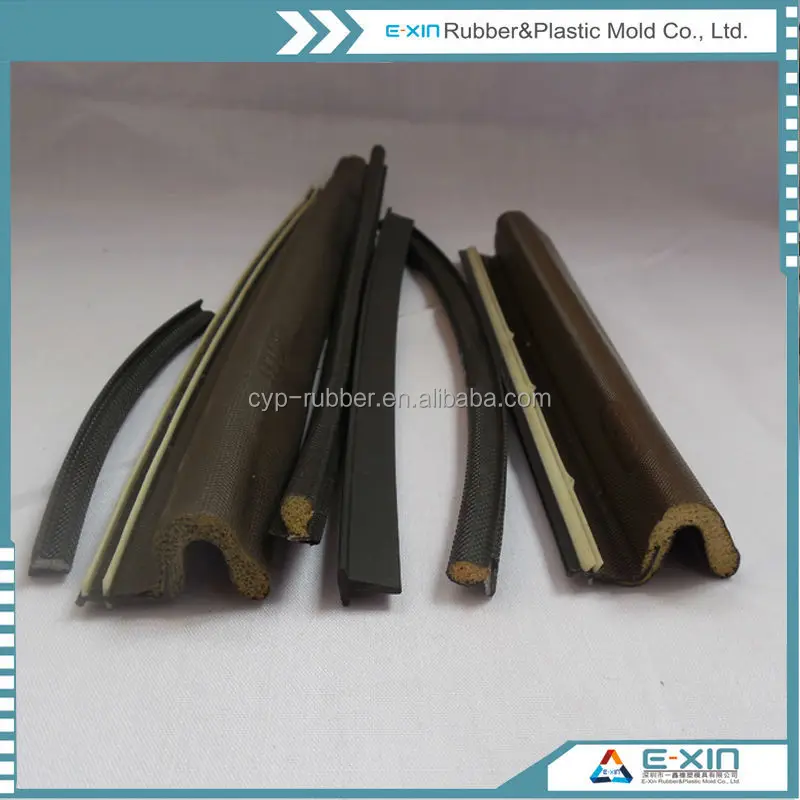 Extruded foam sponge sliding glass door rubber seal