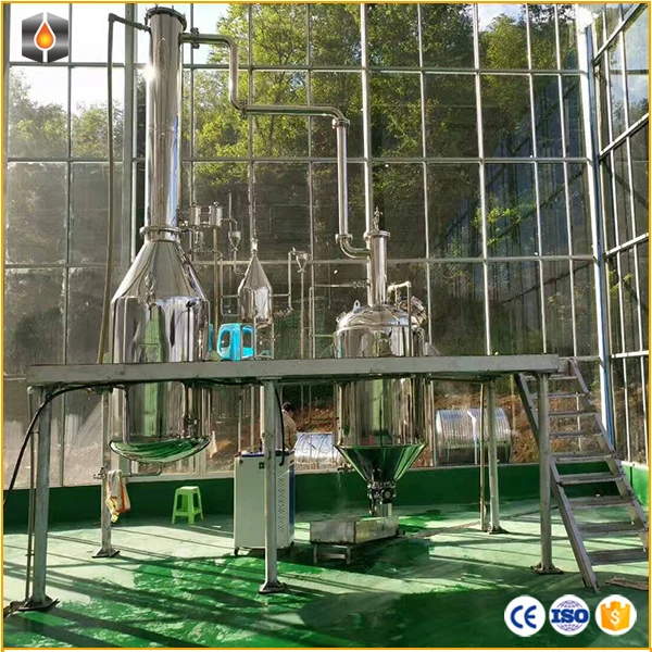 Medium Scale Alibaba Rosemary Sandalwood Ginger Essential Oil Extracting Machinery