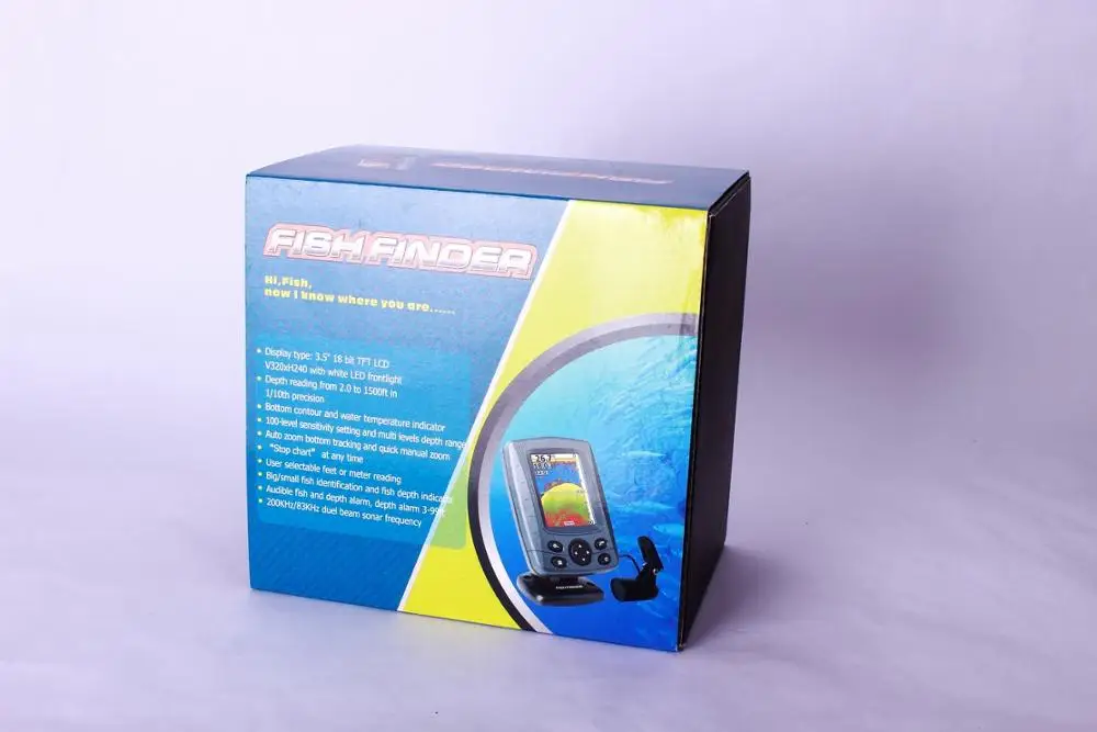 
big screen fish finder marine products for boat echo sounder outdoor fishing boat using sonar 