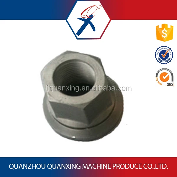 Wheel nuts for truck wheel dacromet trim