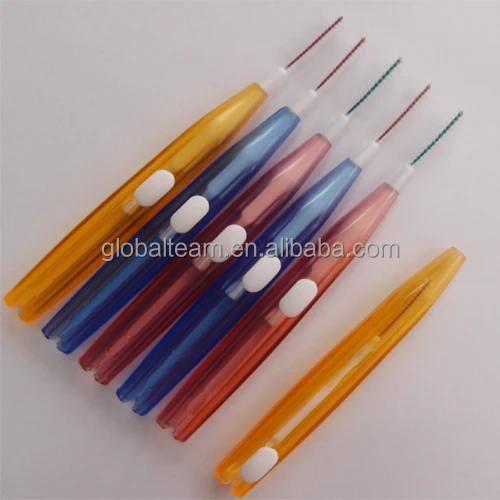2024  Pakistan factory hotsale and new style Steel Wire Dental Tooth Brush interdental clean teeth gap