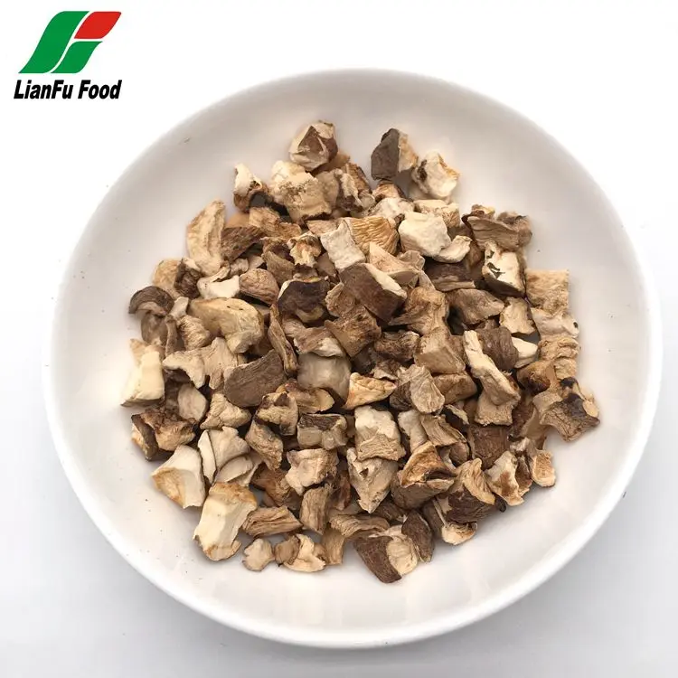 Dehydrated shiitake mushroom dice food grade