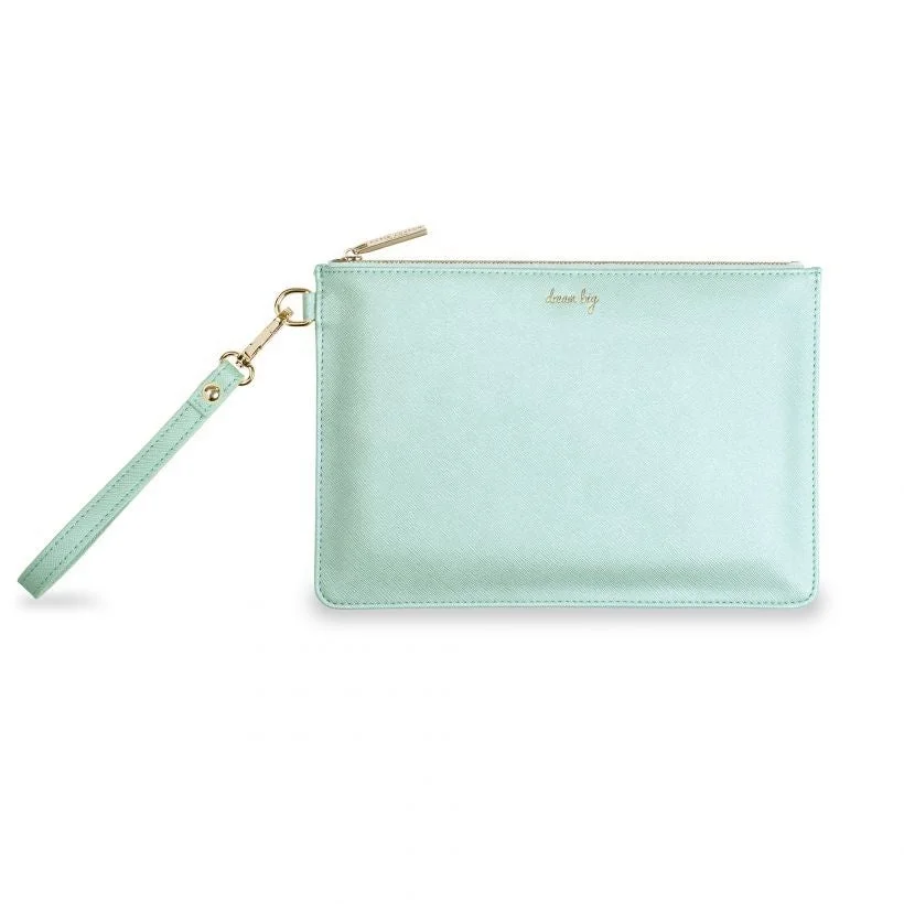 ins hot sale Mycelium Mushroom Extract Leather Vegan Clutch, mini Pouch for Ladies