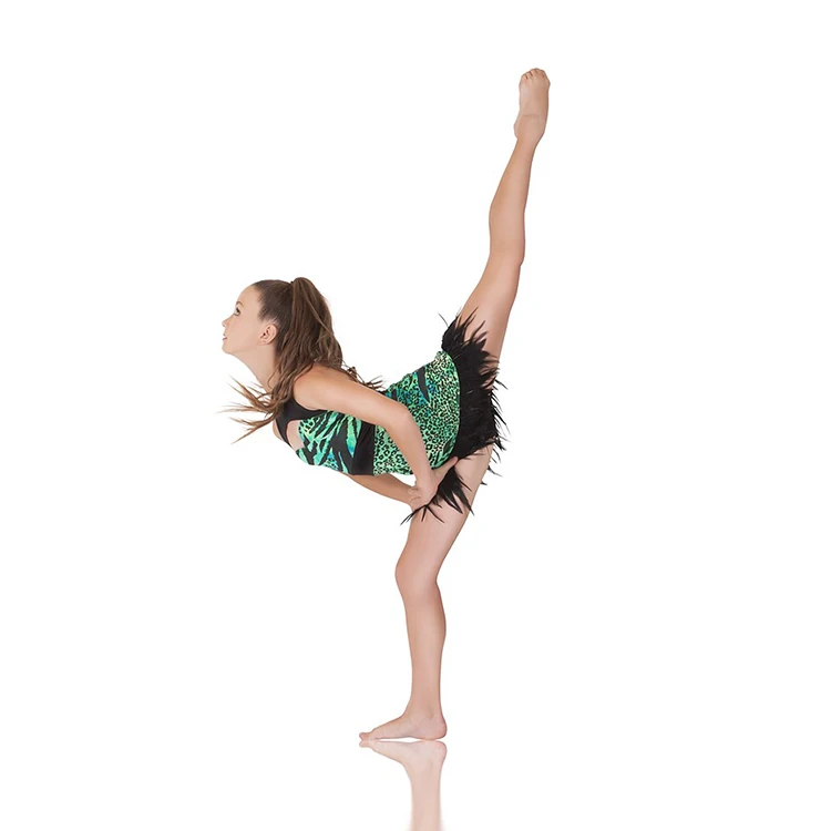 Children Kids Dancing Sequins Ballet Dress Girl Ballet Dancewear Dress Leotard