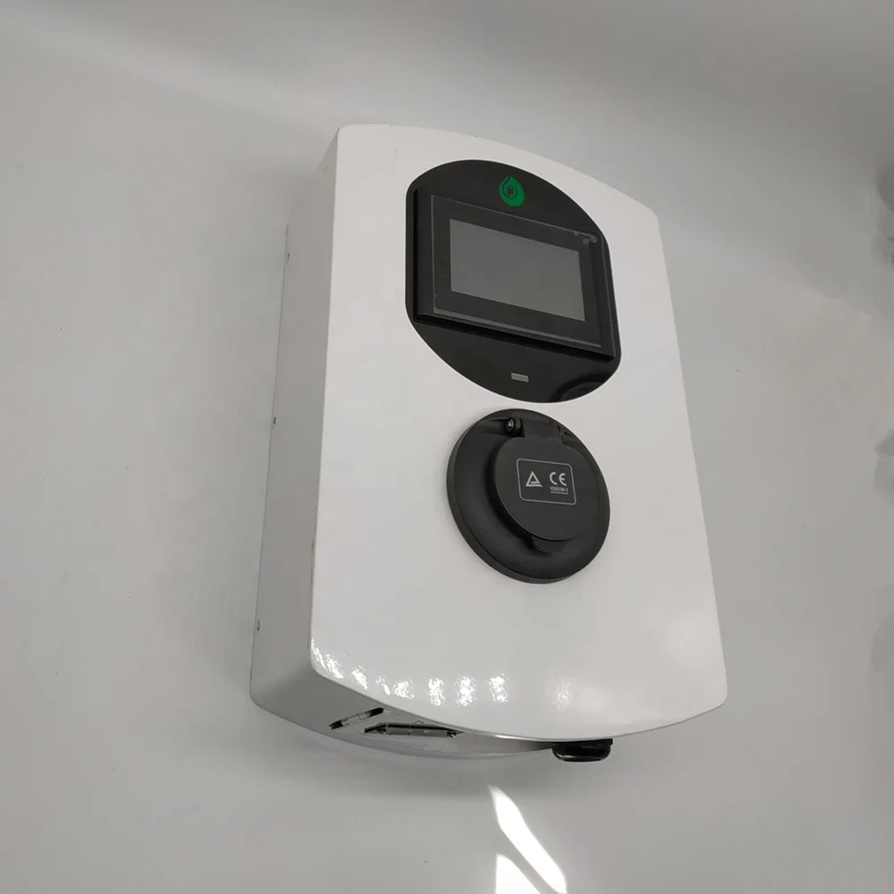 Аккумуляторная батарея 230 кВт в 32A AC ev с разъемом типа 2, сенсорный экран, тип B RCD,OEM