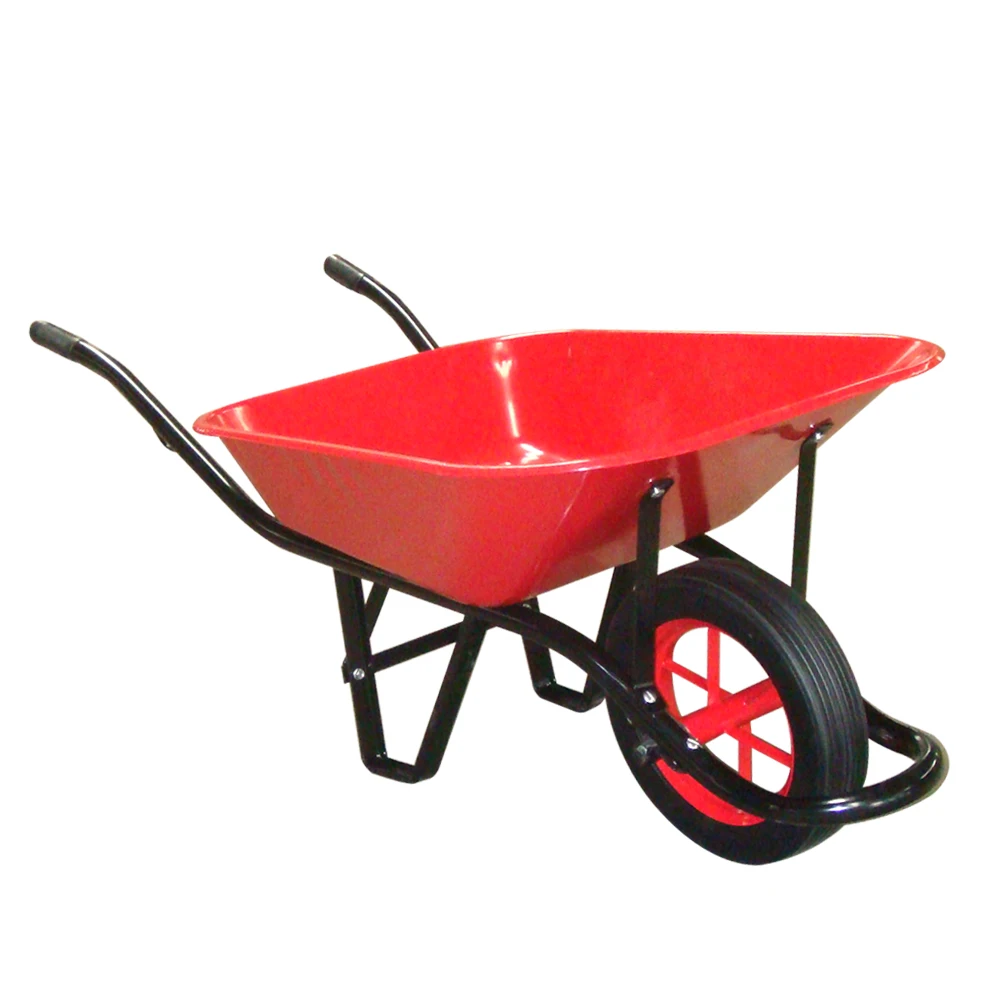 China professional wheelbarrow factory 5CBF sand capacity wheelbarrow