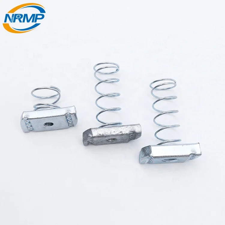 Channel accessories strut fittings spring nuts