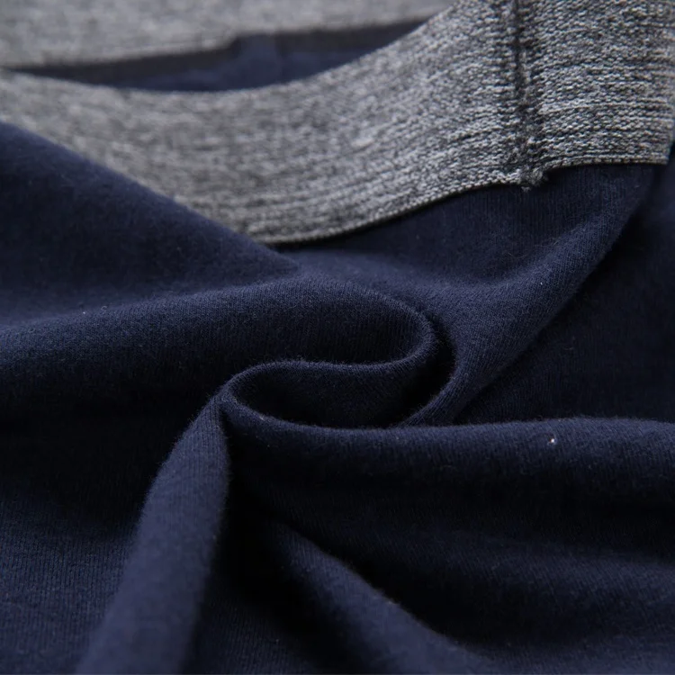 
High quality solid blank cotton men boxer briefs underwear comfortable boxer briefs for youth 