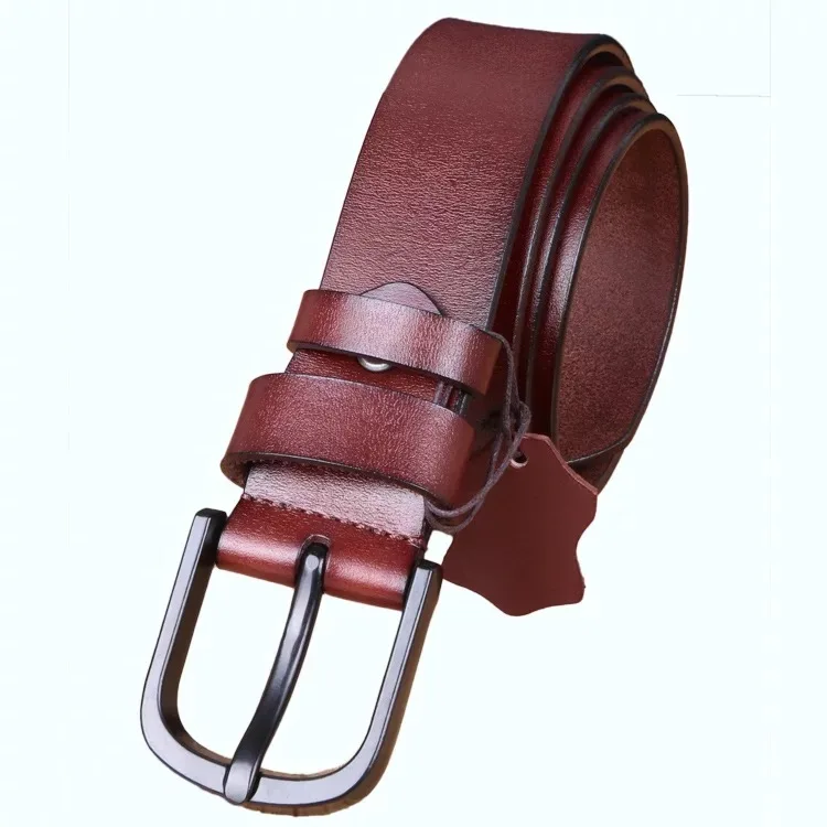 Custom belts manufacturers genuine leather men belt vintage cowhide man belt