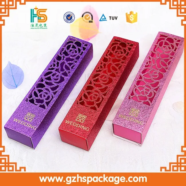 Hot!!! Candy Decoration Elegant Romantic Wedding Event Party Supplies Laser Cut Sweet Favors Packaging Paper Cardboard Gift Box
